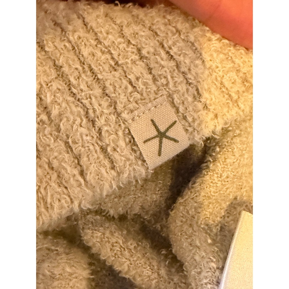 Barefoot Dreams Sweater Women Small Beige Bamboo Chic Lite Circle Cardigan Cozy - Picture 12 of 12